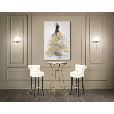 DRUK ZŁOTEJ TAŃCZERKI 80X3X120 cm